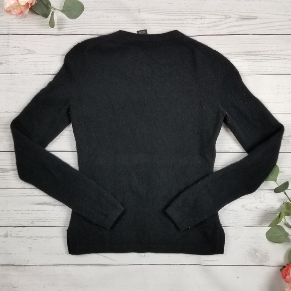 Banana Republic 100% Cashmere Black Sweater Sz Xs - Picture 5 of 5